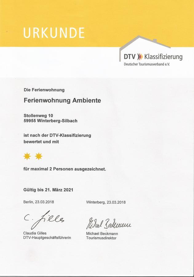 Ferienwohnung Ambiente Winterberg Exteriör bild